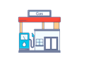 Logo station service locale